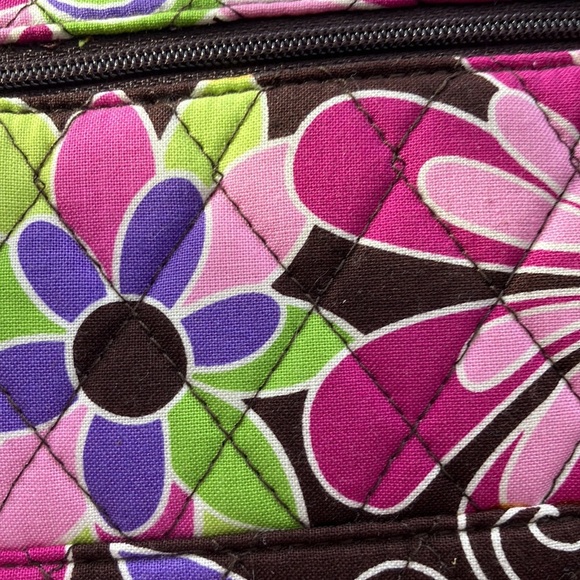 Vera Bradley purple punch floral quilted cotton NWOT wallet few loose th… - Picture 10 of 12